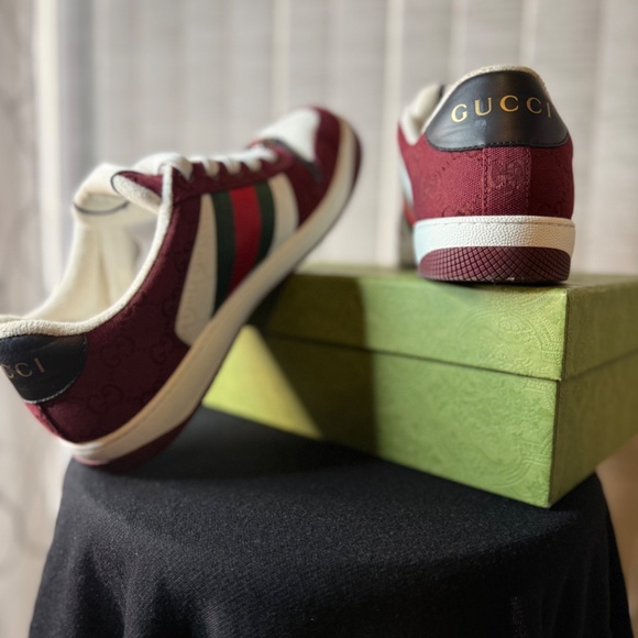Red Gucci sneaker /Red Gucci screener sneaker - Picture 10 of 10